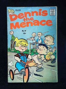 Dennis The Menace #47  Standard/Pines/Haliden Comics 1960 Vg