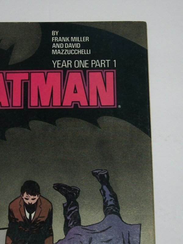 Batman #404 Year One Frank Miller 1987 DC Comics VF