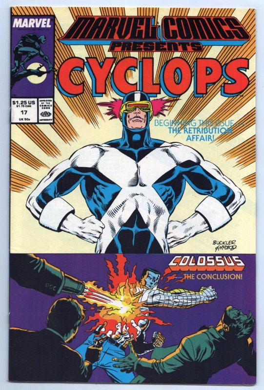 Marvel Comics Presents Cyclops #17 (Marvel, 1989) FN