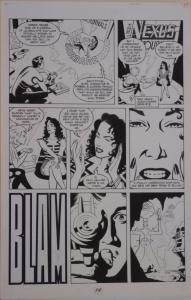 STEVE RUDE / GARY MARTIN original art, NEXUS #97 - Nightmare in Blue #3 pg 14