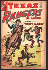 Texas Rangers In Action #60 1967-Introducing Riley's Rangers-Dust shadow on...