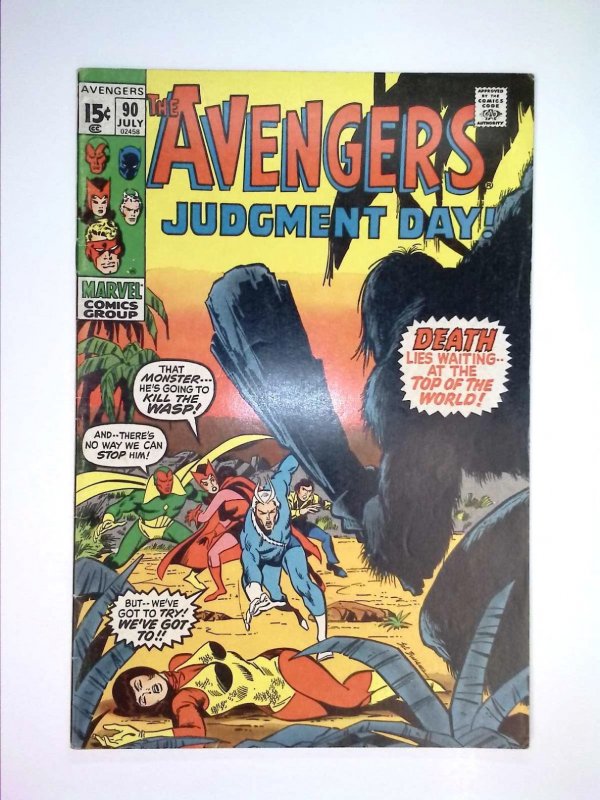 Avengers (1963 series) #90, Fine (Actual scan)