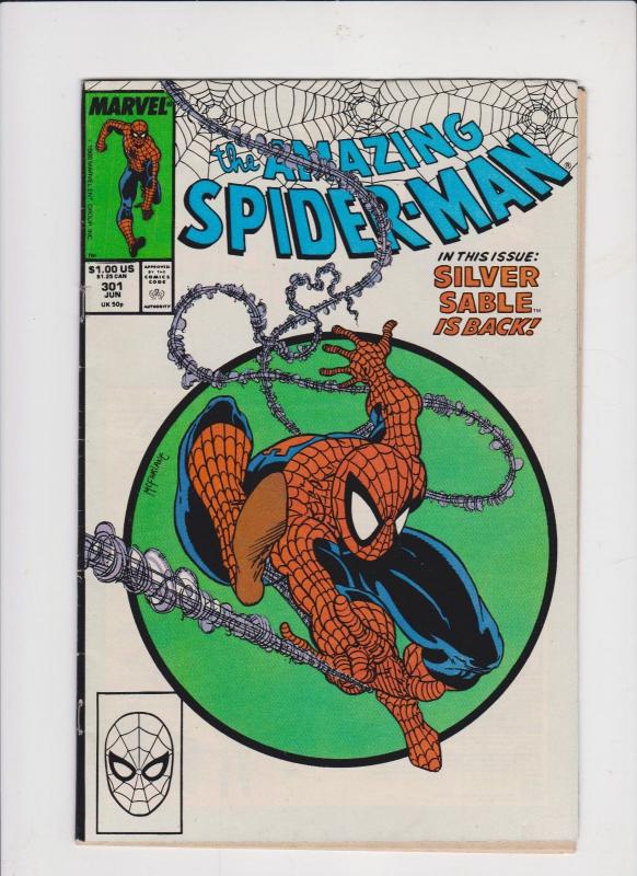 AMAZING SPIDERMAN #301-1'st PRINT