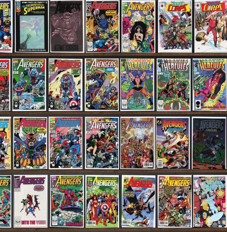 Huge Lot 130+ Comics with The Avengers, Avengers, Superman & More!