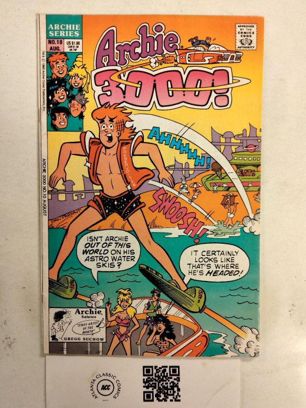 Archie 3000 #10 NM Marvel Comic Book Jughead Betty Veronica 19 HH13