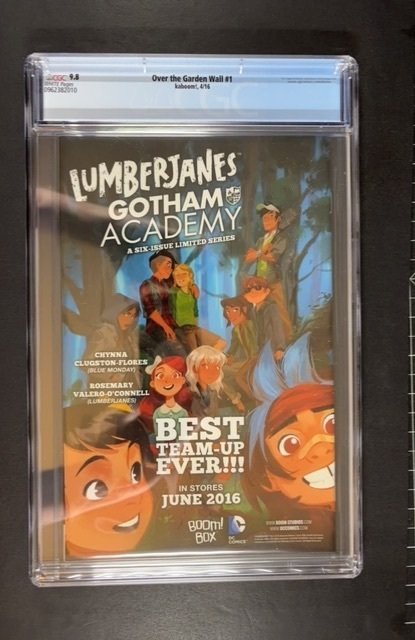 Over the Garden Wall #1 (2016) cover A CGC 9.8 Top Pop only 30 9.8's in census!