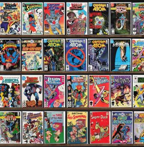 Huge Lot 140+ Comics with Legion Of Super Heroes, Captain Atom & More!