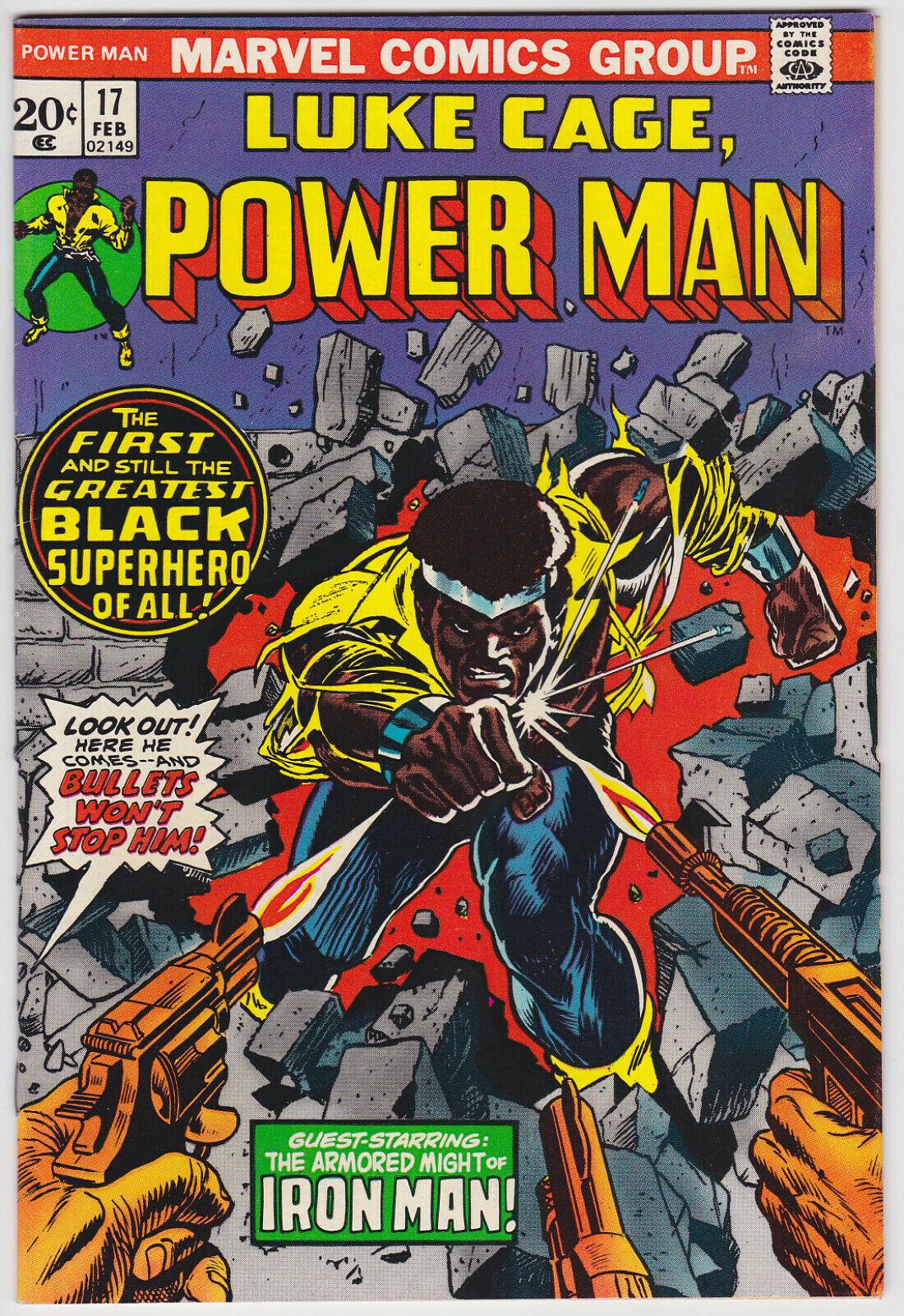 Luke Cage , Power Man #23  Comic Books - Bronze Age, Marvel, Iron