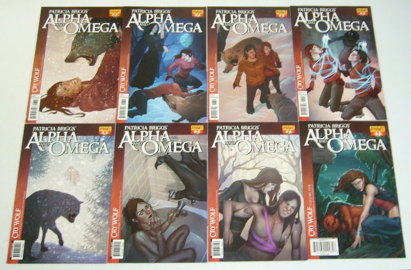 Patricia Briggs' Alpha & Omega: Cry Wolf #1-8 complete series - jenny frison set