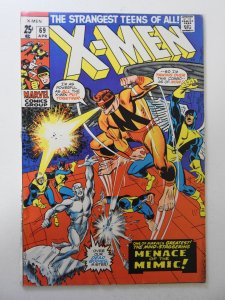 The X-Men #69 (1971) FN- Condition! overspray, ink bc