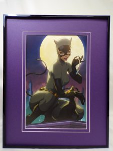 Batman BTAS Catwoman Framed 16x20 Poster Display DC Comics Artgerm GGA