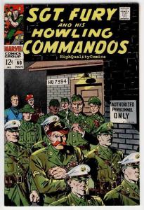 SGT FURY #60, NM-, War, WWII, John Severin, Court,1963, more War in store