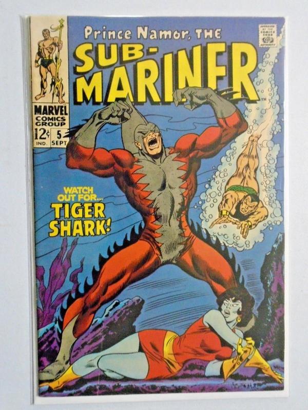 Sub-Mariner #5 - First 1st Series - see pics - 5.5 - 1968