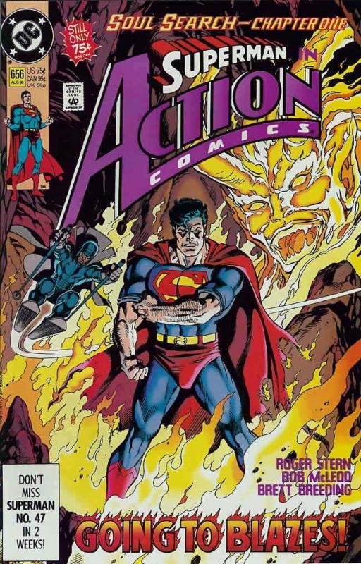 Action Comics #656 VF/NM; DC | save on shipping - details inside