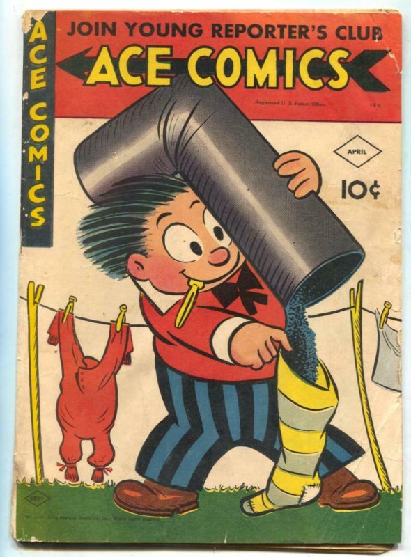 Ace Comics #97 1945- Phantom- Jungle Jim G/VG