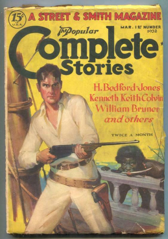 Complete Stories Pulp March 1st 1932- Canary Kid VG+