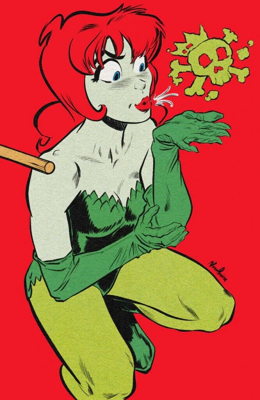 ARCHIE POPART VARIANT CHERYL AS POISON IVY RAW (RED)/METAL (WHITE) SET NM.