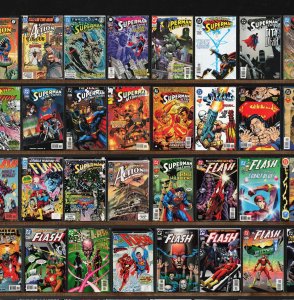 Huge Lot 150+ Comics with Action Comics, Adventures Of Superman & More!
