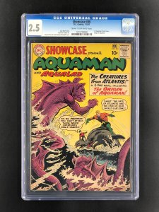 Showcase #30 (1961) CGC 2.5 C-OW Pages 1st Aquaman Tryout Issue & Origin