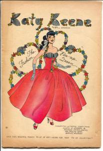 Katy Keene Fashion Book #20 1958-Bill Woggon-fashions-pin-ups-paper dolls-VG