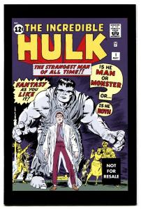 INCREDIBLE HULK #1 comic book FIRST ISSUE-2004 Toybiz reprint