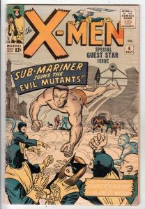 X-Men #6 (Jul-64) VG/FN Mid-Grade X-Men