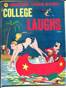 MAG: College Laughs 8/1964-Marvel-Vic Martin-Orehek-Severin-Wenzel-Bill Ward-VG