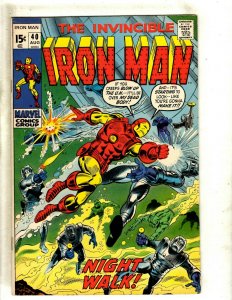 Iron Man # 40 VF/NM Marvel Comic Book Avengers Hulk Thor Captain America J462