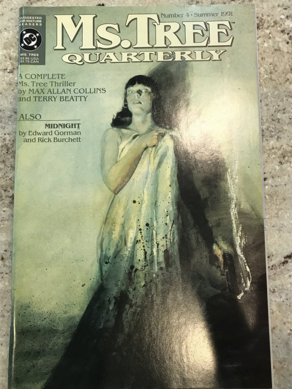 Ms. Tree Quarterly #4  VF  1991  George Pratt Cover