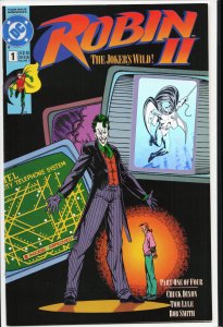 Robin II: The Joker's Wild! #1 Video Screens Cover (1991)