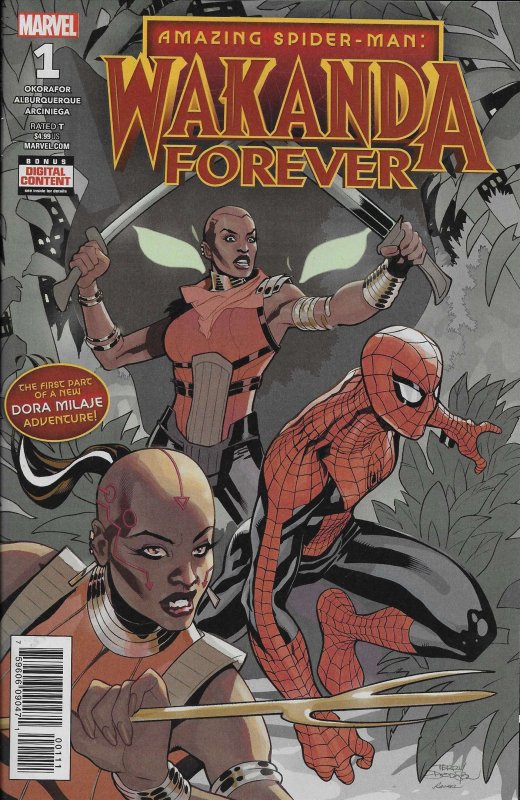 Wakanda Forever: The Amazing Spider-Man #1 VF/NM ; Marvel