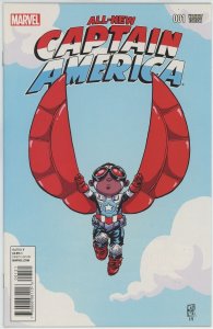 All New Captain America #1 (2014) - 9.8 NM/MT *Skottie Young Variant Cover* 