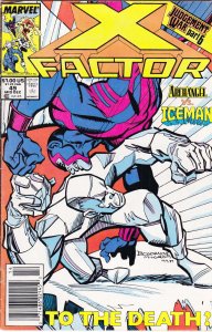 X-Factor #49 (Newsstand) FN ; Marvel | Judgment War 6