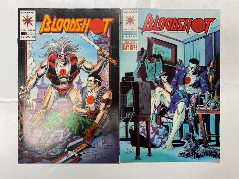 8 VALIANT comic books Rai Future Force Shadow Hawk II Harbinger 21 KM39