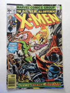 The X-Men #105 (1977) VG Condition centerfold detached top staple