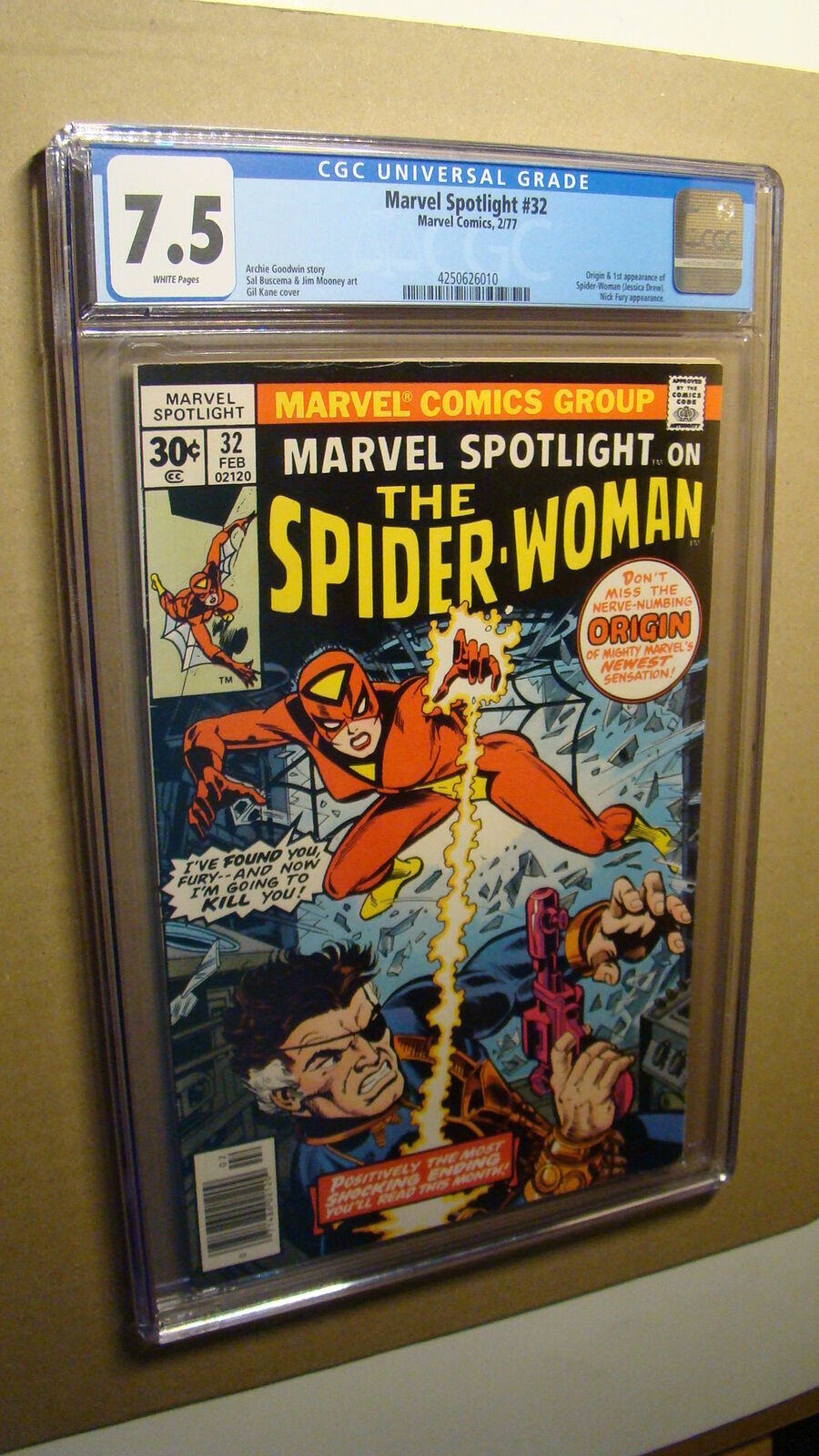 Marvel Spotlight 32 SpiderWoman *Cgc 7.5 White Pages* 1st Appearance