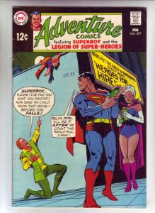 Adventure Comics #377 (Feb-69) VF High-Grade Legion of Super-Heroes, Superboy