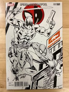 Spider-Man/Deadpool #1 Amazing! Arizona Con Sketch Cover (2016)