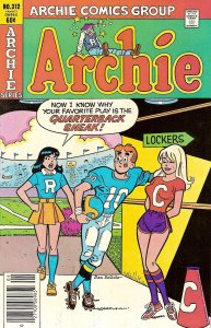 Archie #312 VG ; Archie | low grade comic January 1982 Football Cheerleader Cove