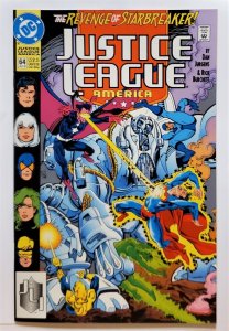 Justice League America #64 (July 1992, DC) 9.0 VF/NM  
