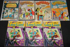 DC Silver-Bronze SUPERMAN TITLES 87 Mid Grade Comics Lot Lois Lane Jimmy Olsen