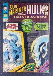 Tales to Astonish (1959) #72 FN (6.0) Sub-Mariner Hulk 1st Zantor Faceless Ones