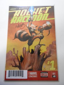 Rocket Raccoon #1 Signed By Scottie Young W/ COA!