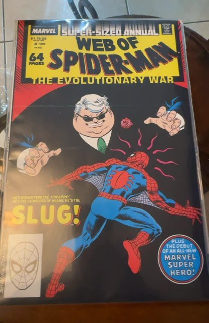 Web of Spider-Man Annual #4 Direct Edition (1988) Spider-Man 
