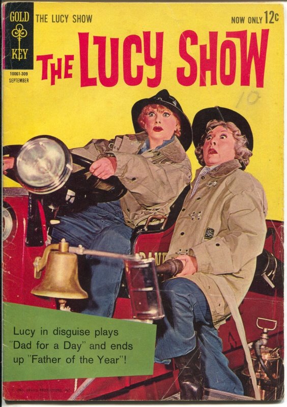 Lucy Show #2 1963-Gold Key-Lucille Ball-Vivian Vance-firefighters-TV show-VG
