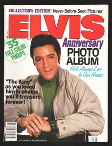 MAG: Elvis Anniversary Photo Album #1 1978-1st issue-full page pin-ups-FN