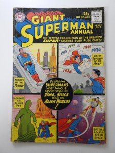 Superman Annual #4  (1962) Fair Condition! Cover Loose!