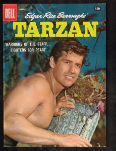 Edgar Rice Burroughs' Tarzan #101 ~ Comic Magazine / Dell ~ Feb 1958 (5.0) WH