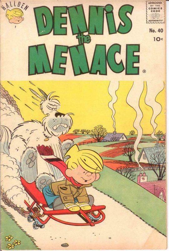 DENNIS THE MENACE  (1953-1979) 40 GOOD Jan. 1960 COMICS BOOK 