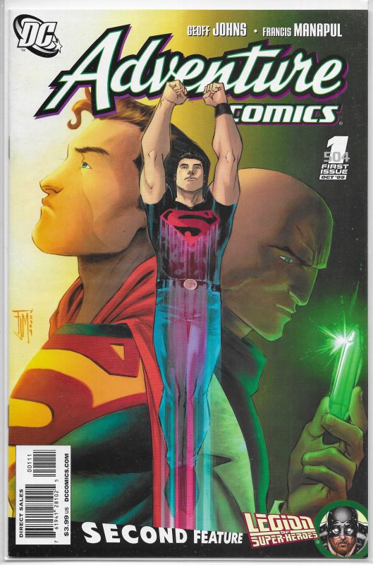 Adventure Comics (vol. 3, 2009) # 1/504 VF/NM Superboy, Legion of Super-Heroes